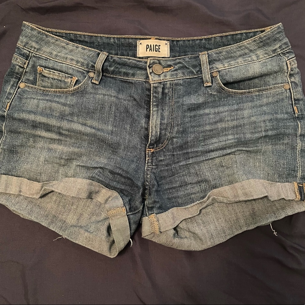 Paige denim shorts 28